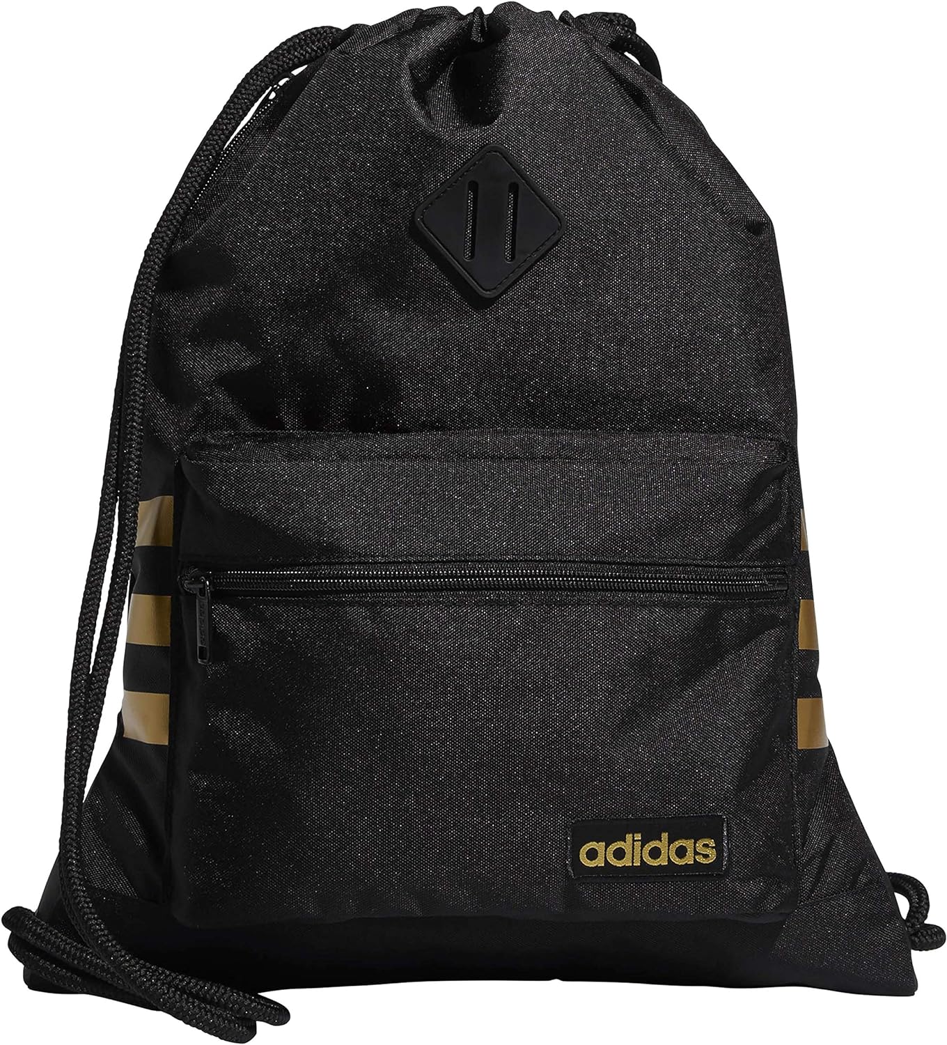 230527210759032_1 adidas Classic 3S Sackpack, Jersey Onix Grey/Black, One Size - Image 1